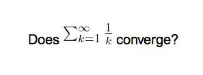 convergence question